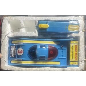 Radio Shack Battery Powered Radio Control Porsche #3 No. 60-3008 In Box Vintage